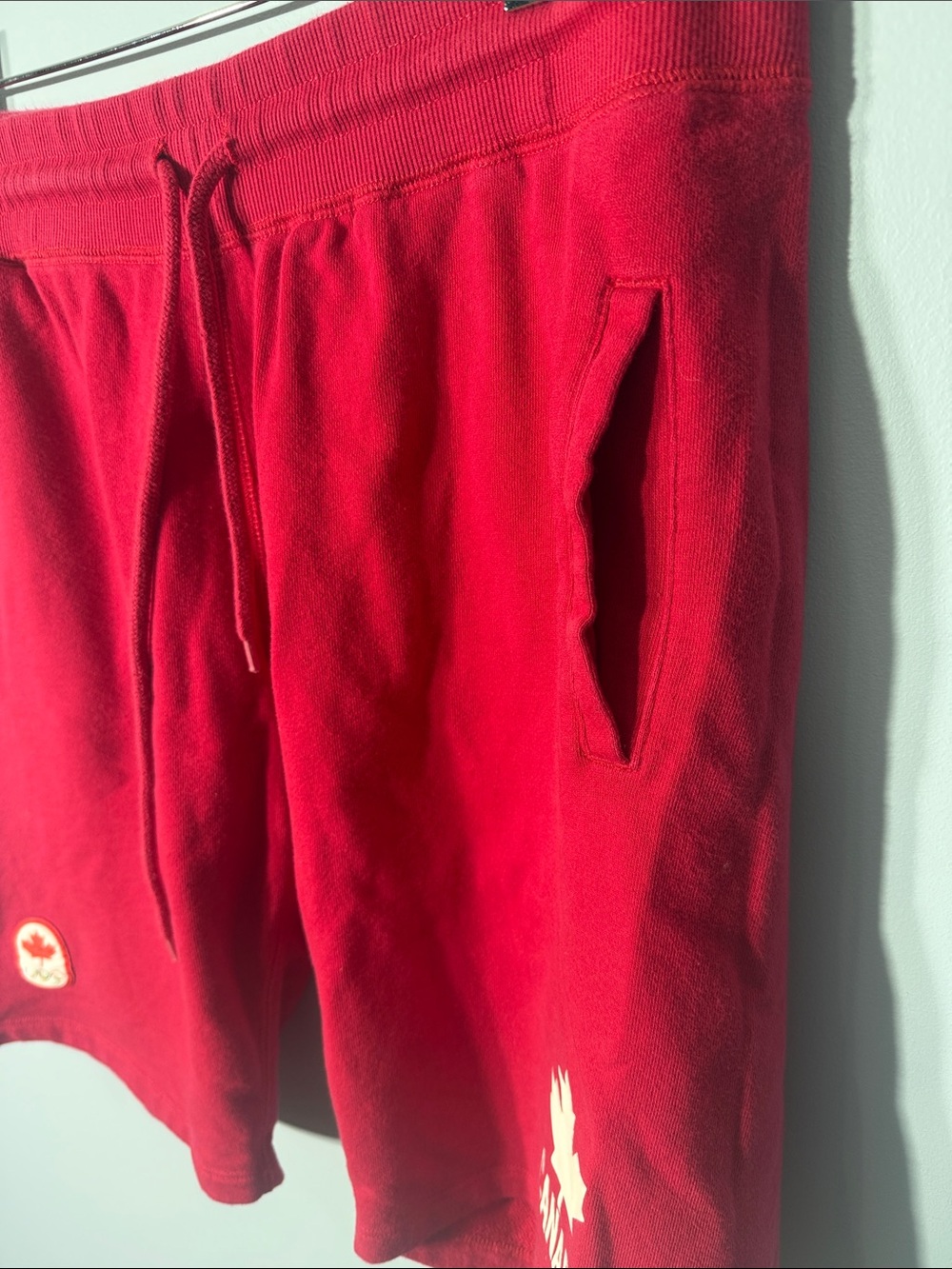 Hudson’s Bay Team Canada Olympic Shorts Red Women’s Medium - Picture 6 of 9